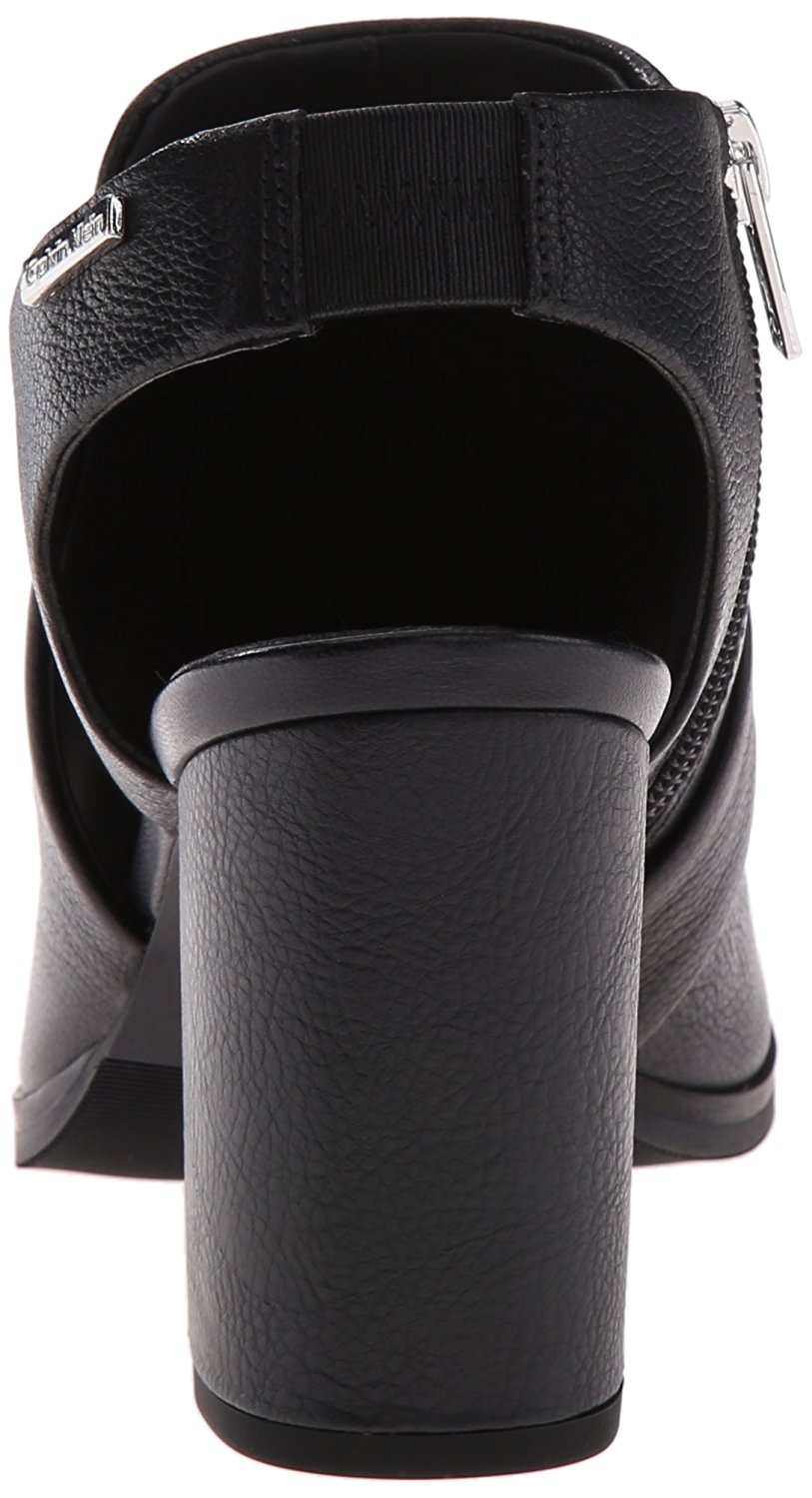 Calvin Klein Womens Ellcia Peep Toe Ankle Strap Mules | eBay