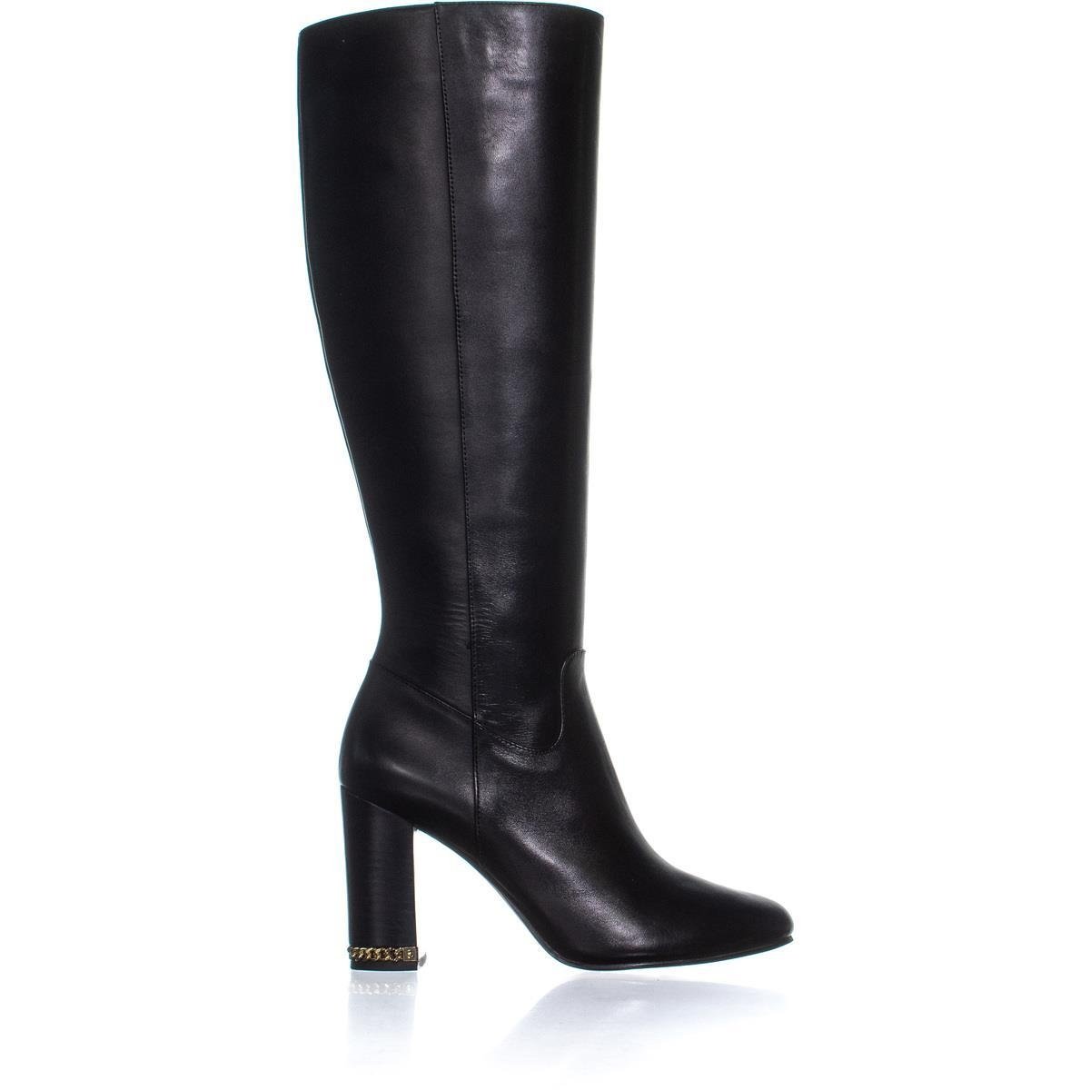 michael kors walker leather boot oxblood