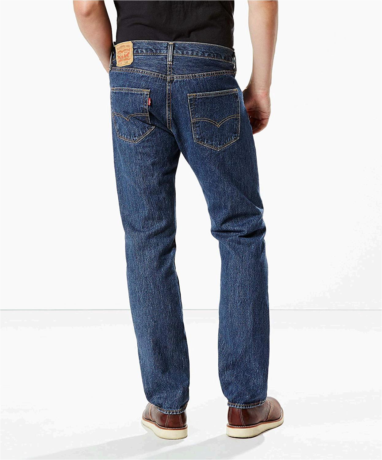 Levi's Men's 501 Original Fit Jean, Dark, Dark Stonewash, Size 33W x ...