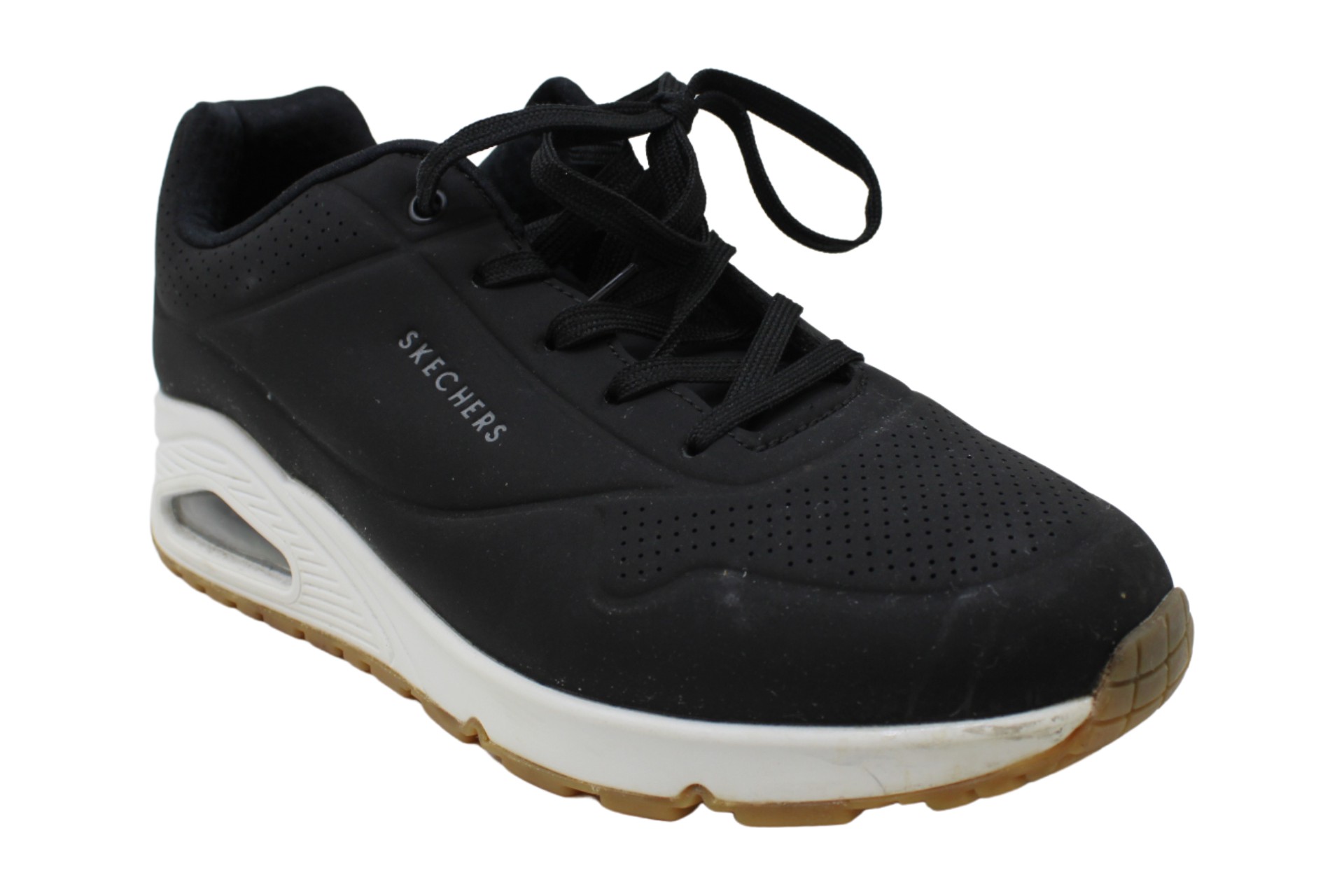 Skechers Women's, Uno - Stand on Air Sneaker - Wide Width, Black, Size Jg91 | eBay