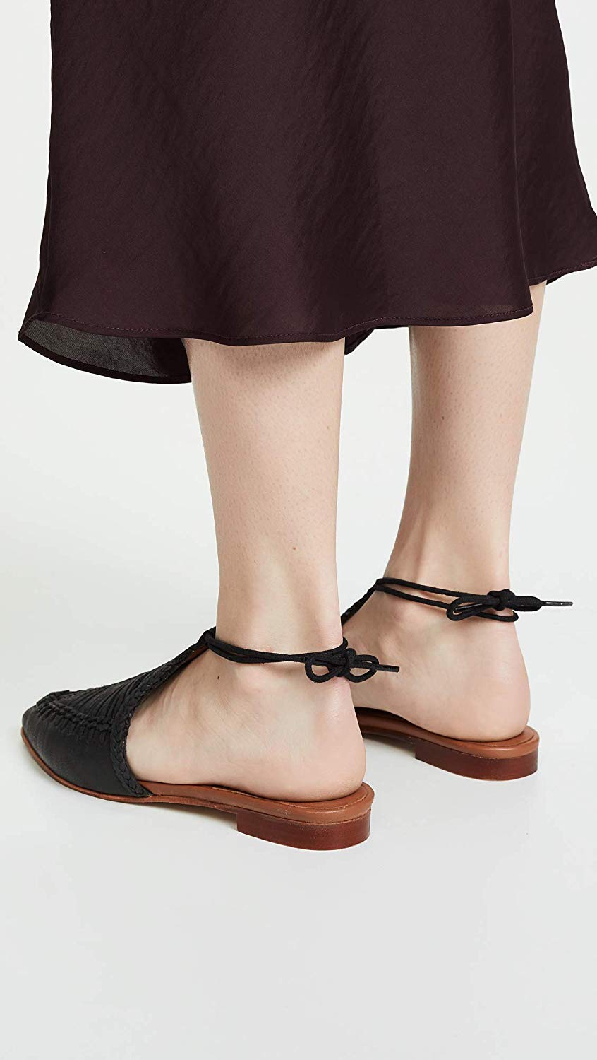 ankle wrap mules