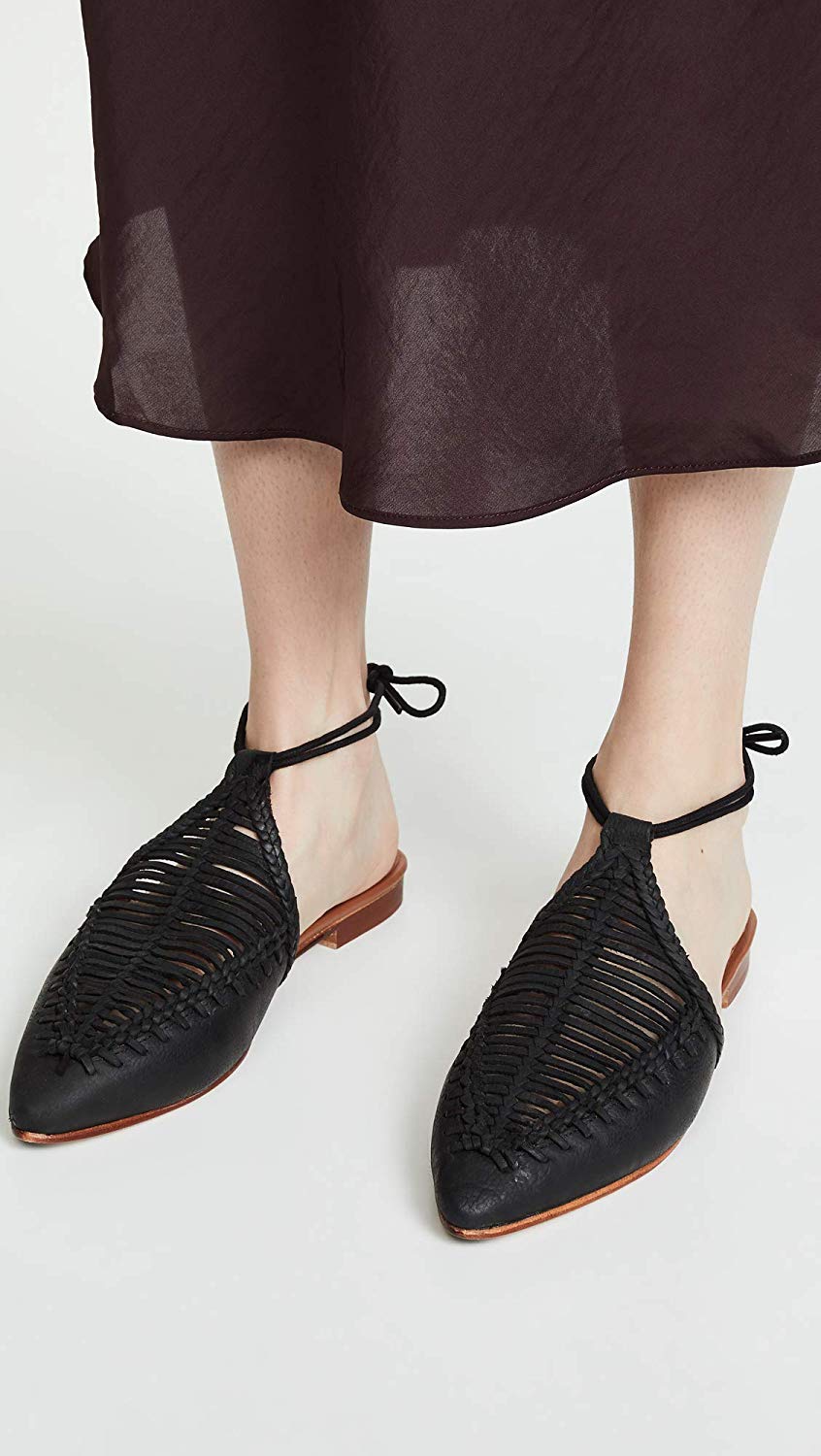 ankle wrap mules