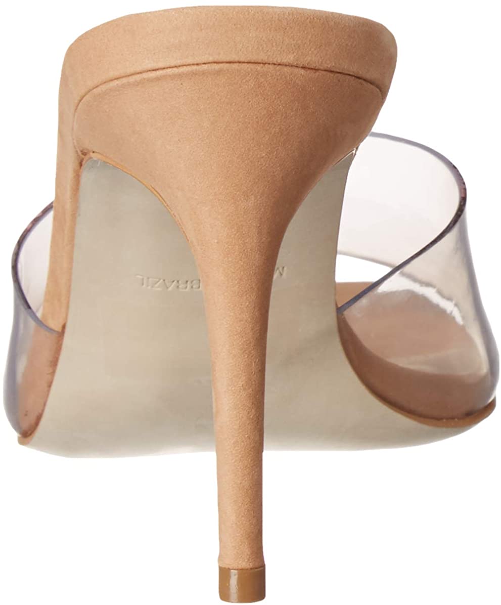 Steve Madden Women's Avoid Heeled Sandal, Clear, Size 7.5 dS2E | eBay