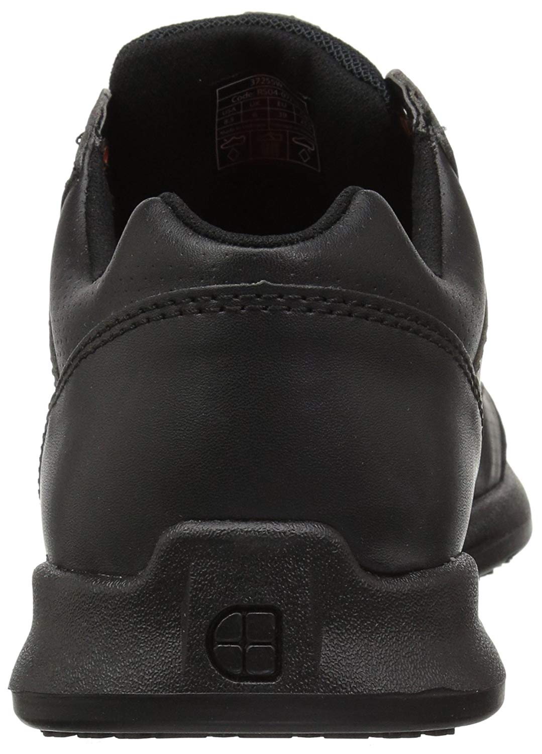 Shoes For Crews Womens Liberty Low Top Lace Up Fashion Sneakers, Black