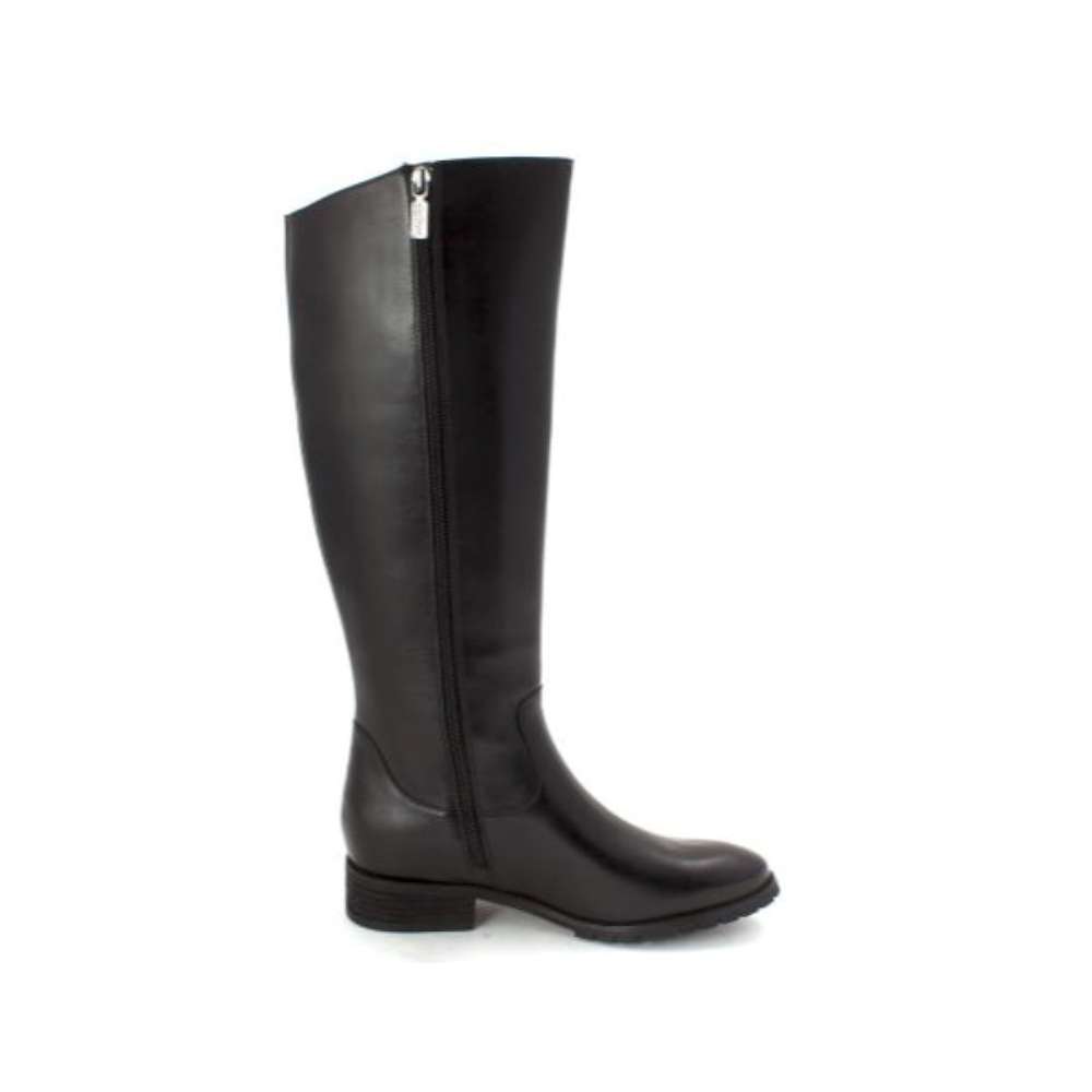 Aqua College Womens Pam Waterproof Wide-Calf Boots, Black Leather, Size ...