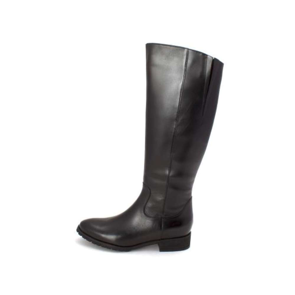 Aqua College Womens Pam Waterproof Wide-Calf Boots, Black Leather, Size ...
