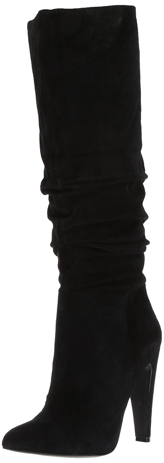 Steve Madden Womens Carrie Leather Pointed Toe Knee High Fashion Boots ...