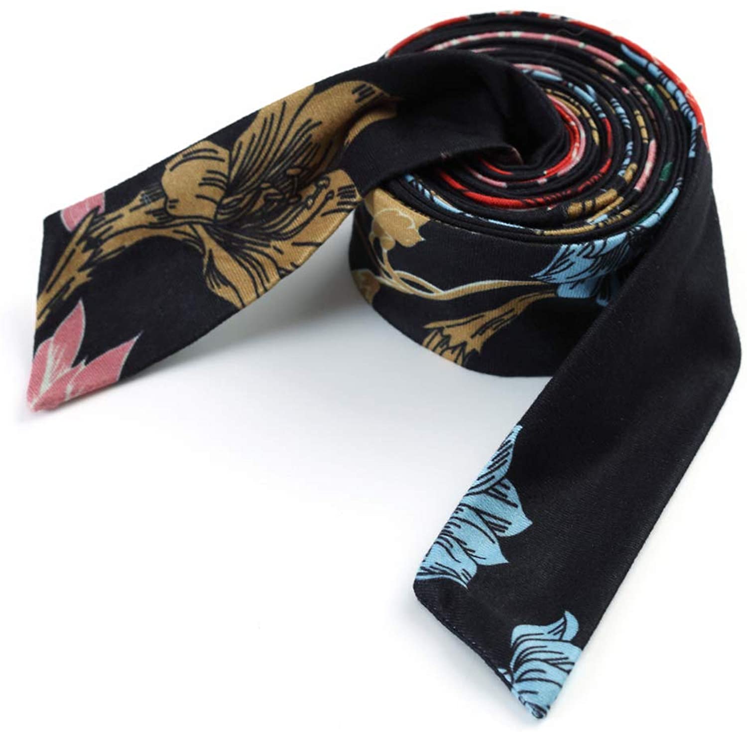 black floral wrap