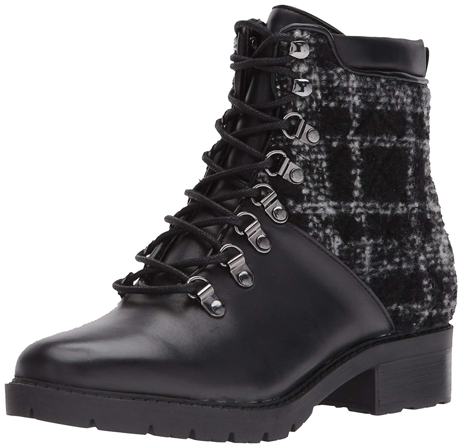 marc fisher heeled combat boots