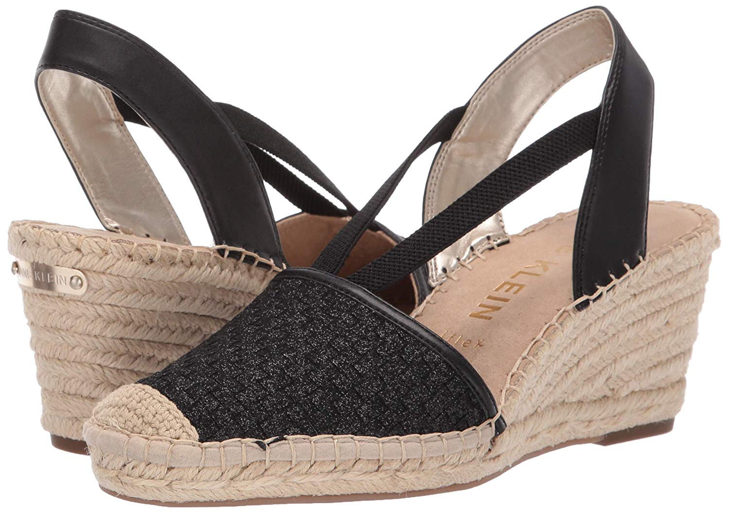 anne klein espadrille wedges closed toe