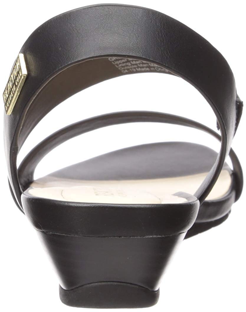 asymmetrical open toe flat