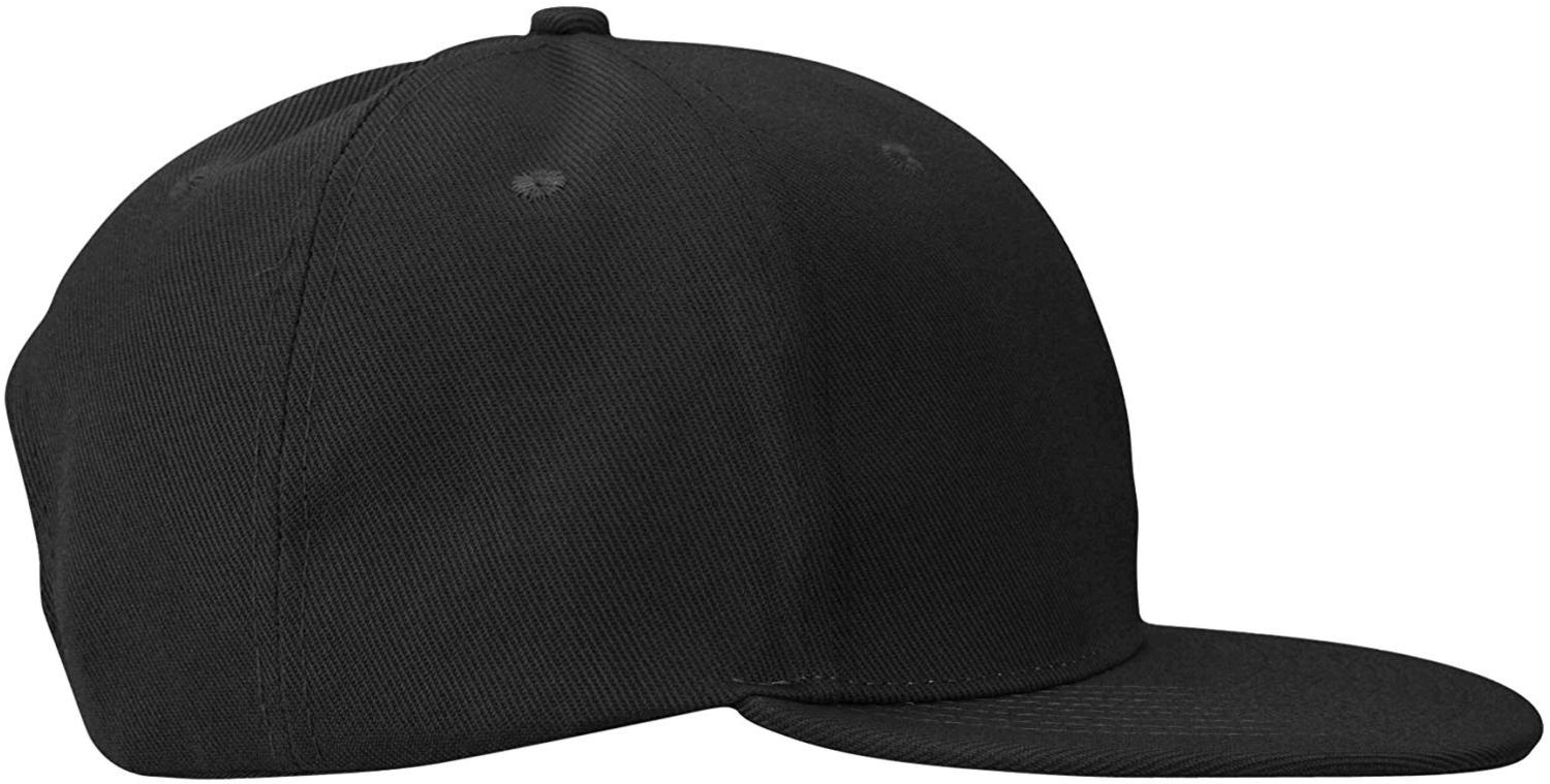 DALIX Flat Billed Baseball Cap Adjustable Hat Size M L, Black, Size ...
