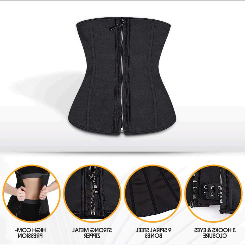 ashlone latex waist trainer corset