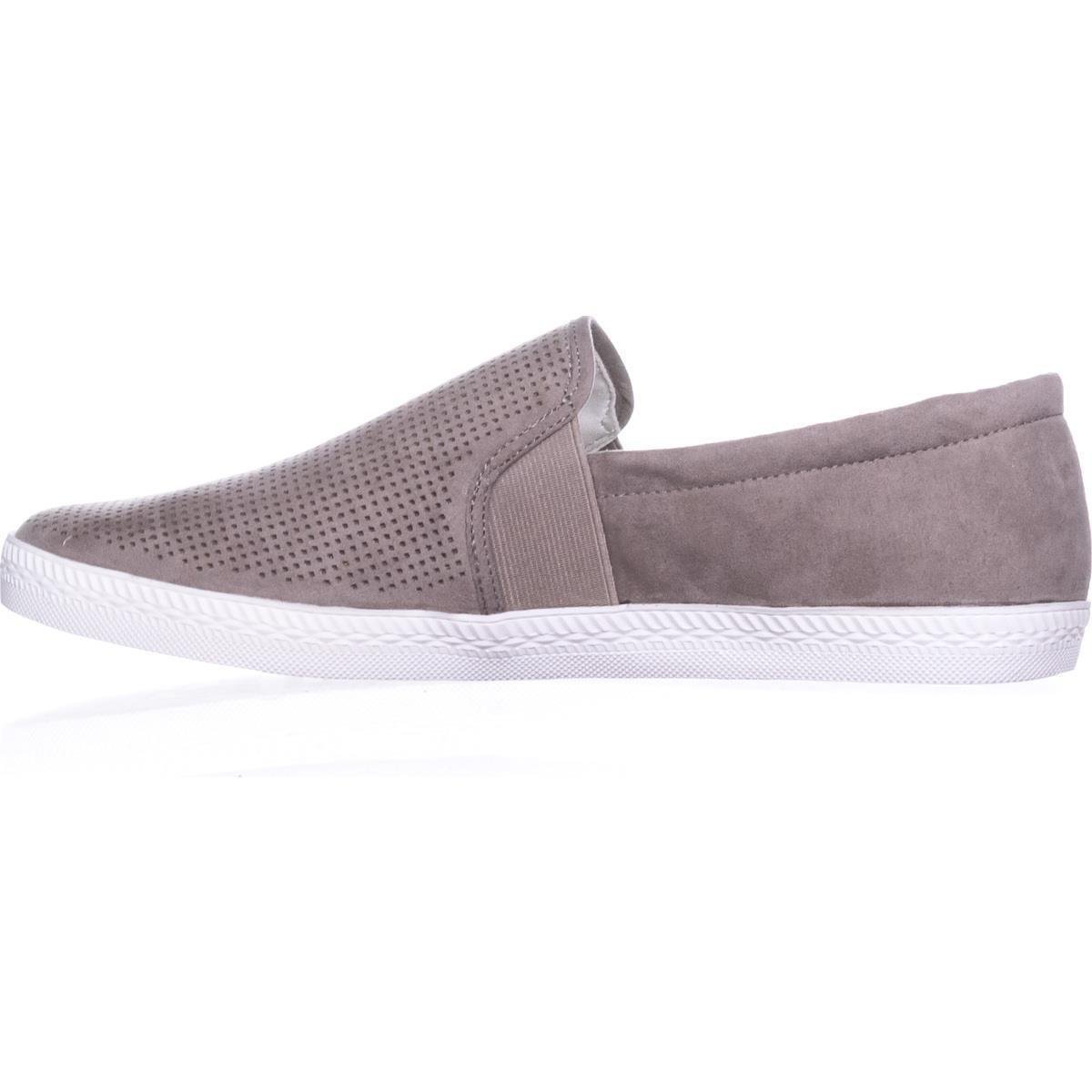 light gray slip on sneakers