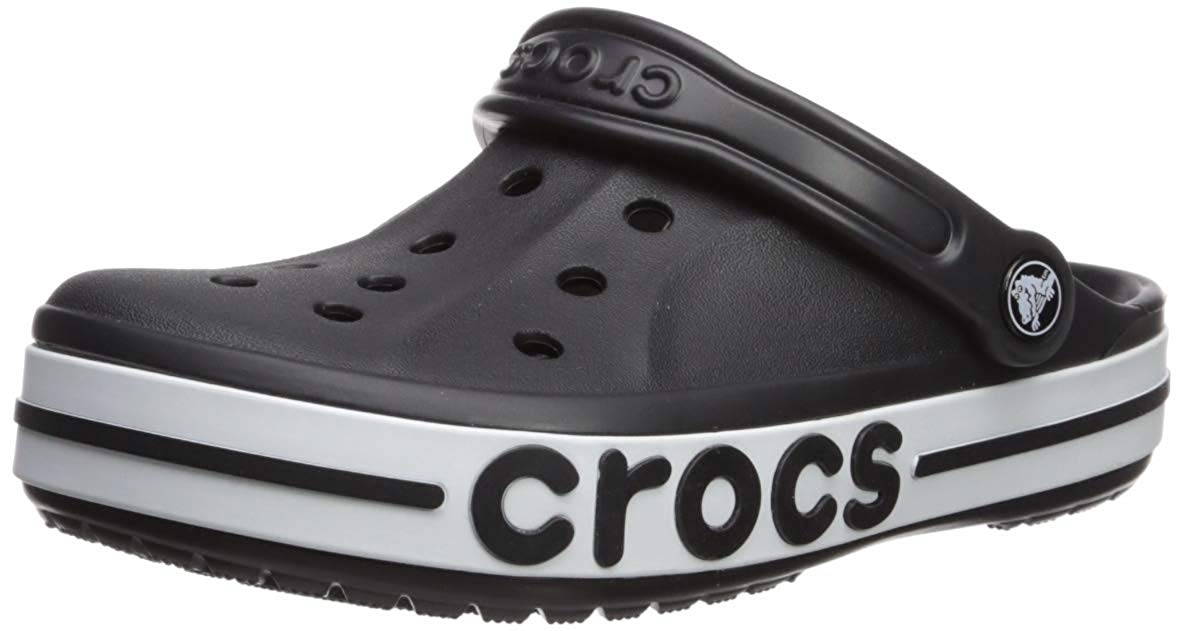 Crocs Men's and Women's Bayaband Clog, Black/White, Size 9.0 w92M | eBay