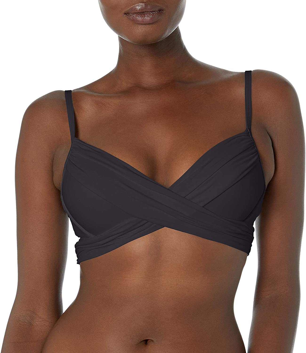 La Blanca Women's Island Goddess Wrap Underwire Push up Bikini, Black, Size 6.0 695159342257 | eBay