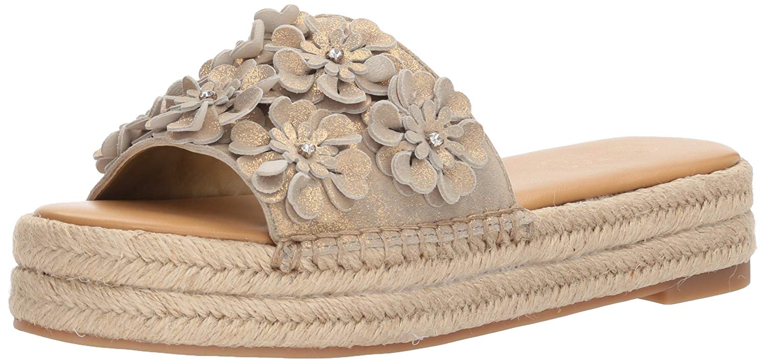 Carlos by Carlos Santana Women's Chandler Slide Sandal, Sunny Gold, Size 5.5 c7D | eBay