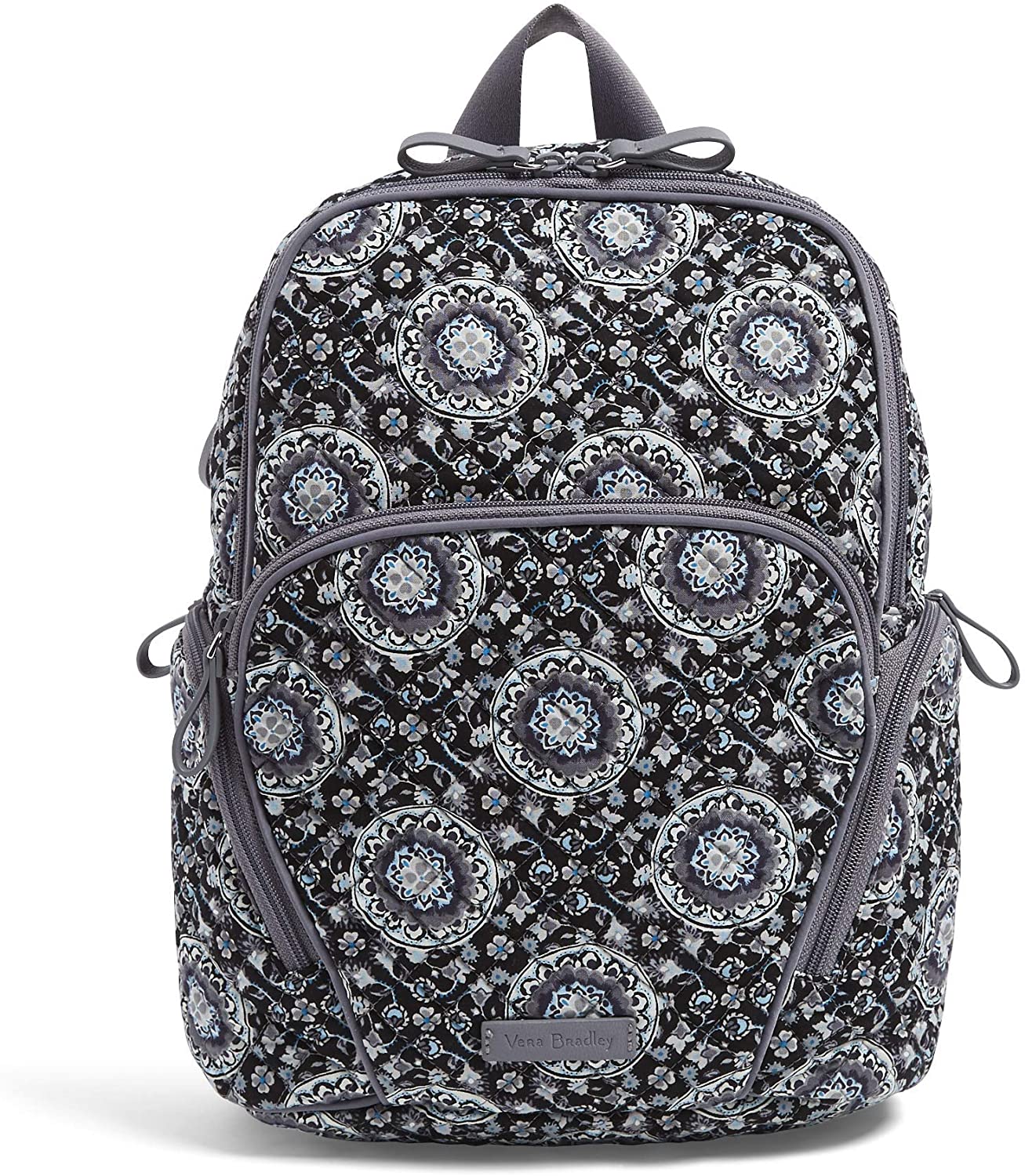 Vera Bradley Signature Cotton Hadley, Charcoal Medallion, Size One Size ...