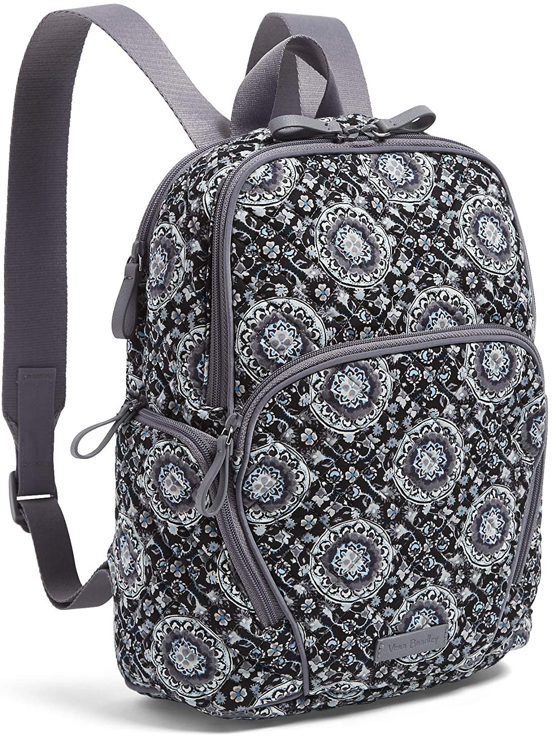 Vera Bradley Signature Cotton Hadley, Charcoal Medallion, Size One Size ...