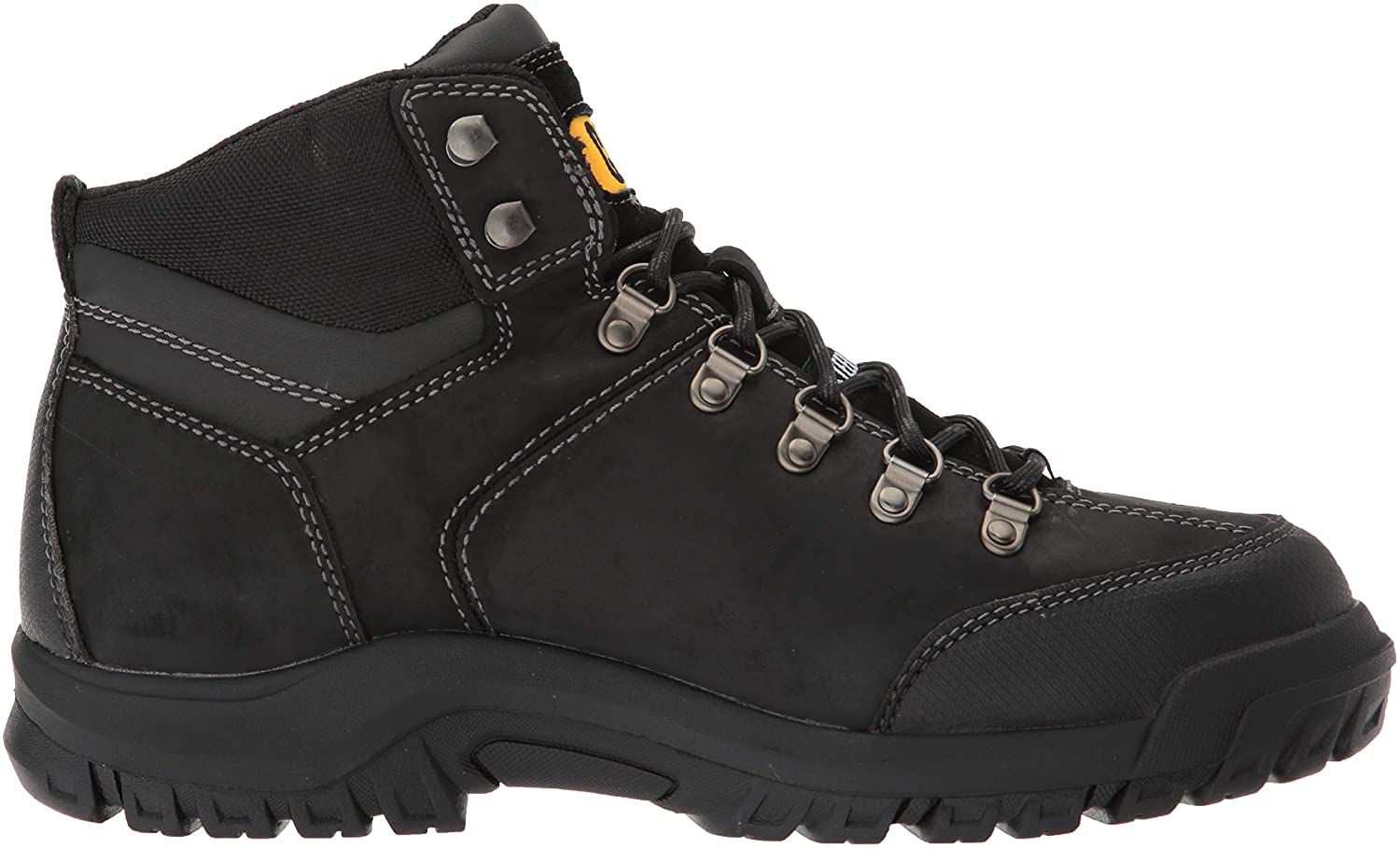 Caterpillar Men's Shoes Threshold wp st Leather Steel toe Lace, Black