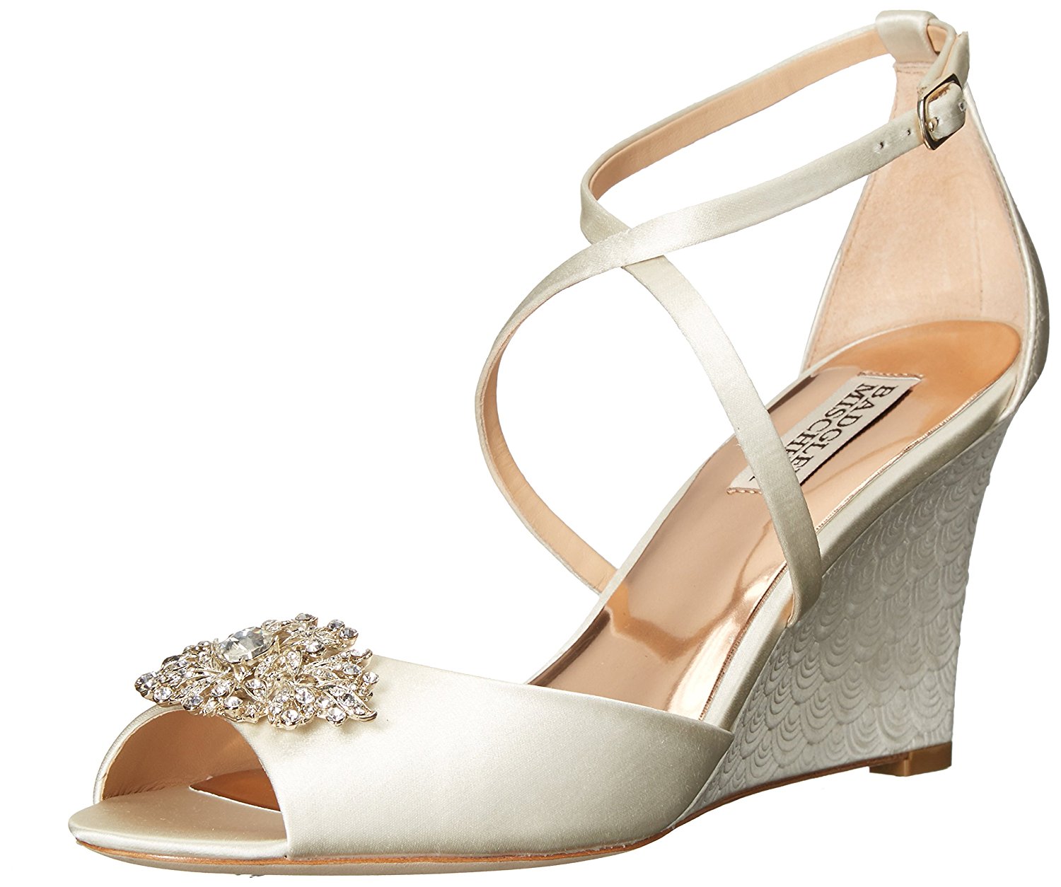 badgley mischka abigail wedge