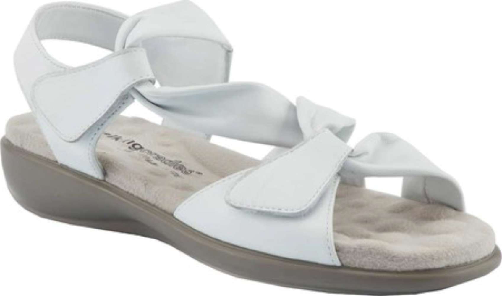 walking cradles white sandals