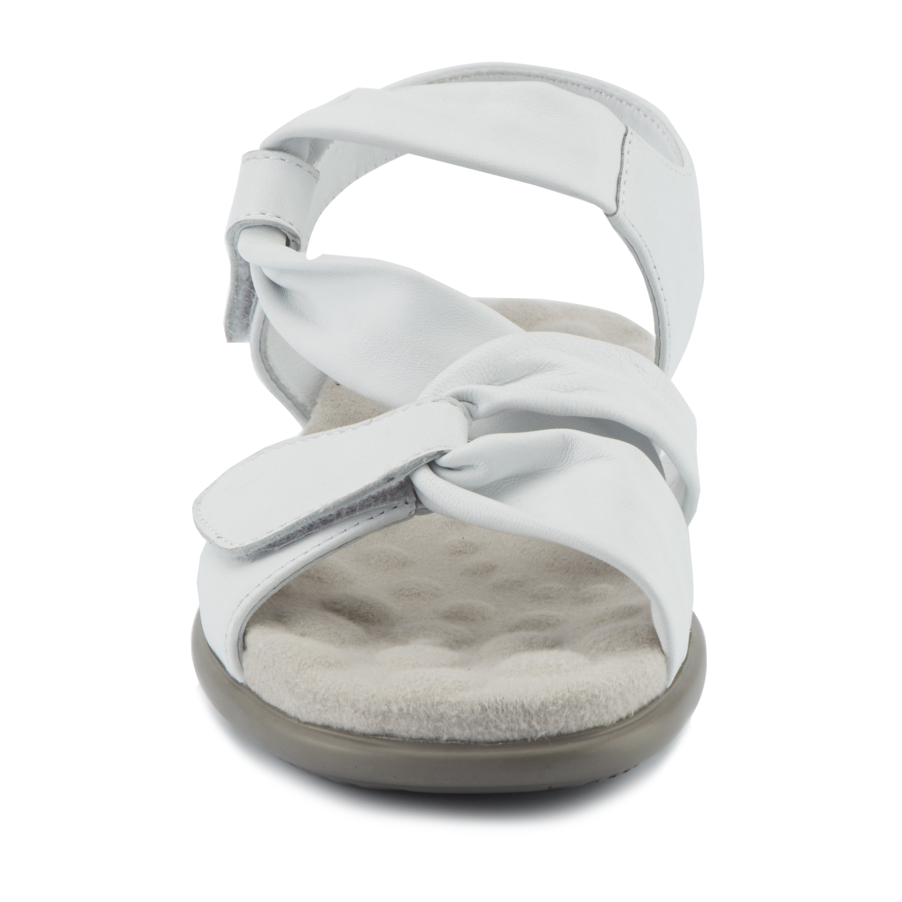 walking cradles white sandals
