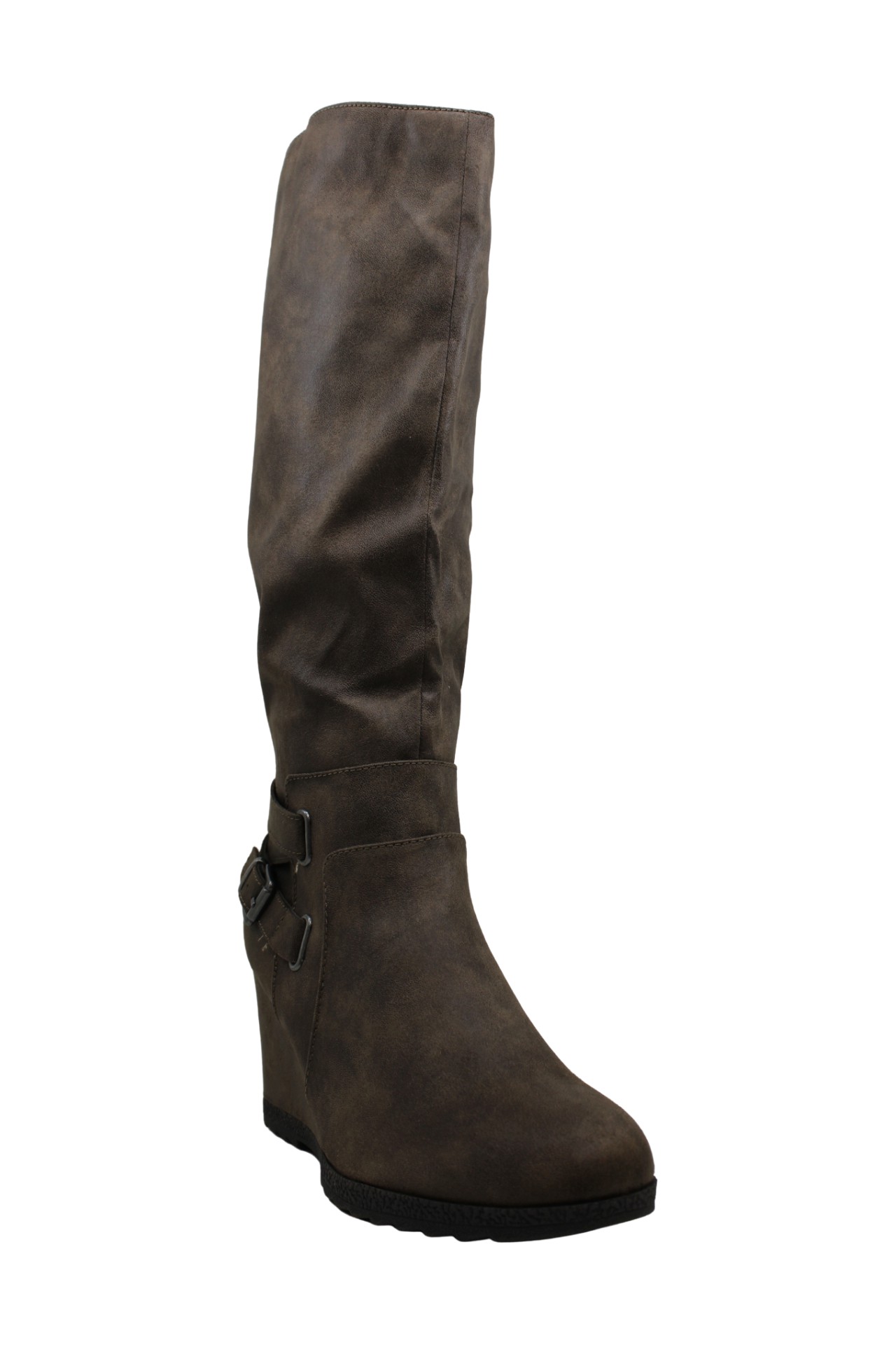 American Rag Women's Adarra Knee High Boots - Truffle Color Side Zipper Fashion Boots - View #10