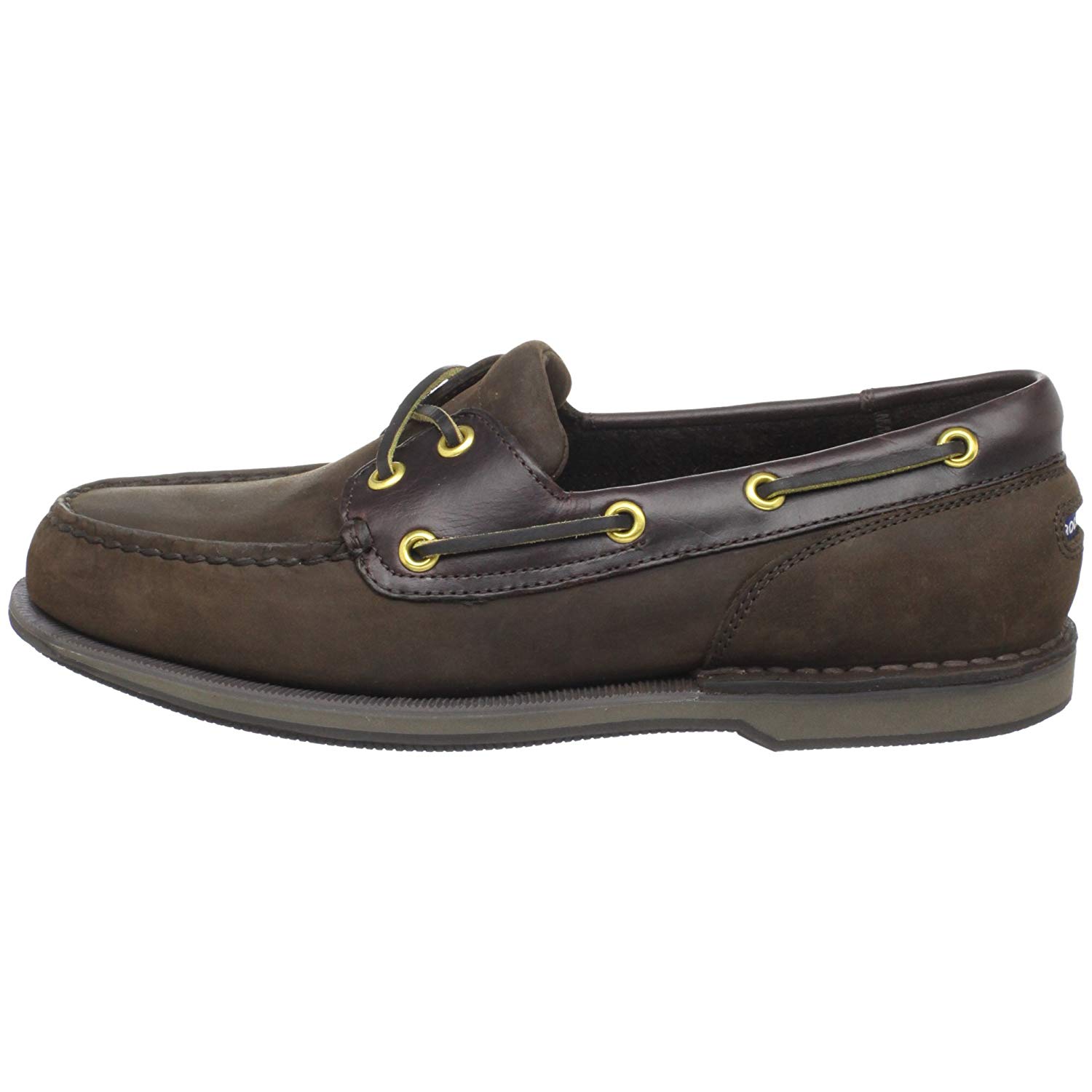 Rockport Mens Perth Closed Toe Slip On Shoes, Bark/Chocolate, Size 12.0 ...