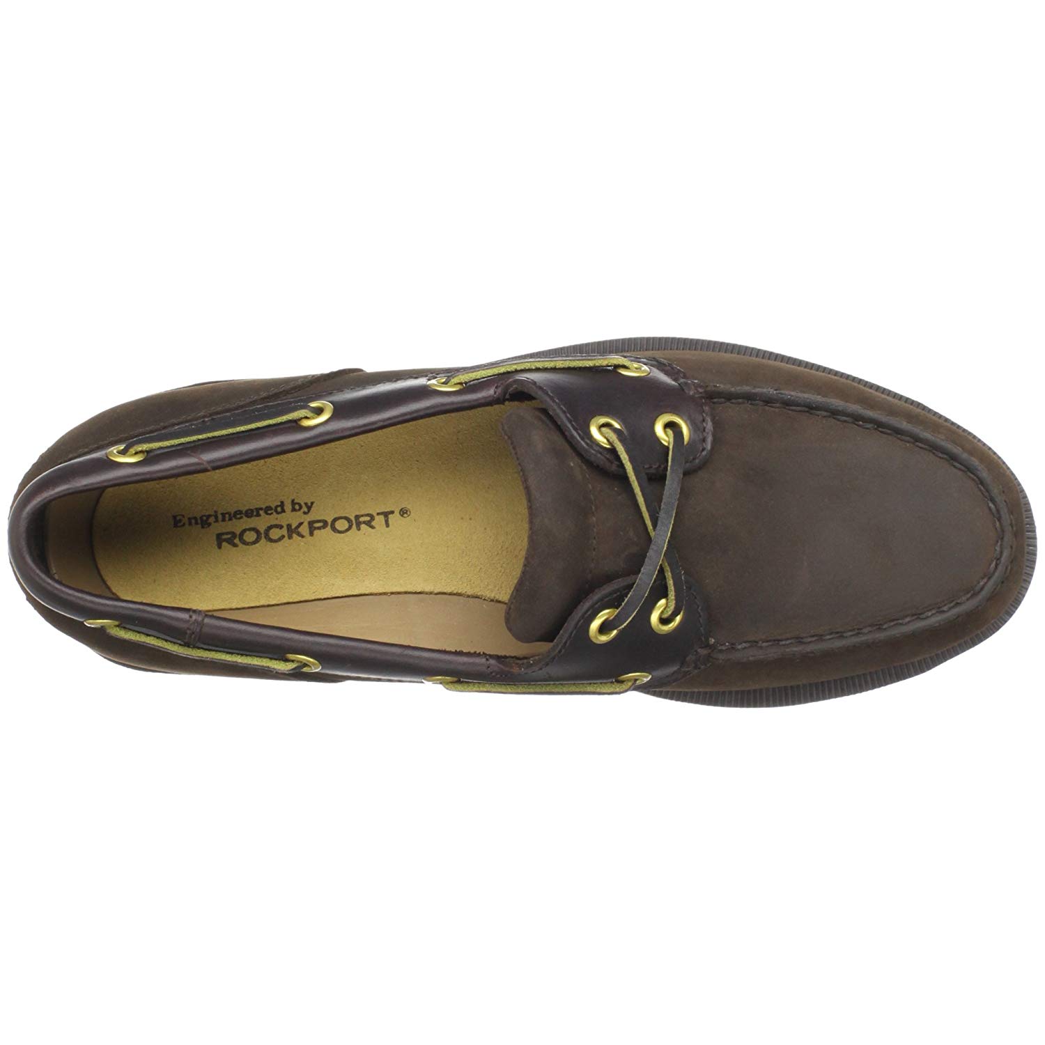 Rockport Mens Perth Closed Toe Slip On Shoes, Bark/Chocolate, Size 12.0