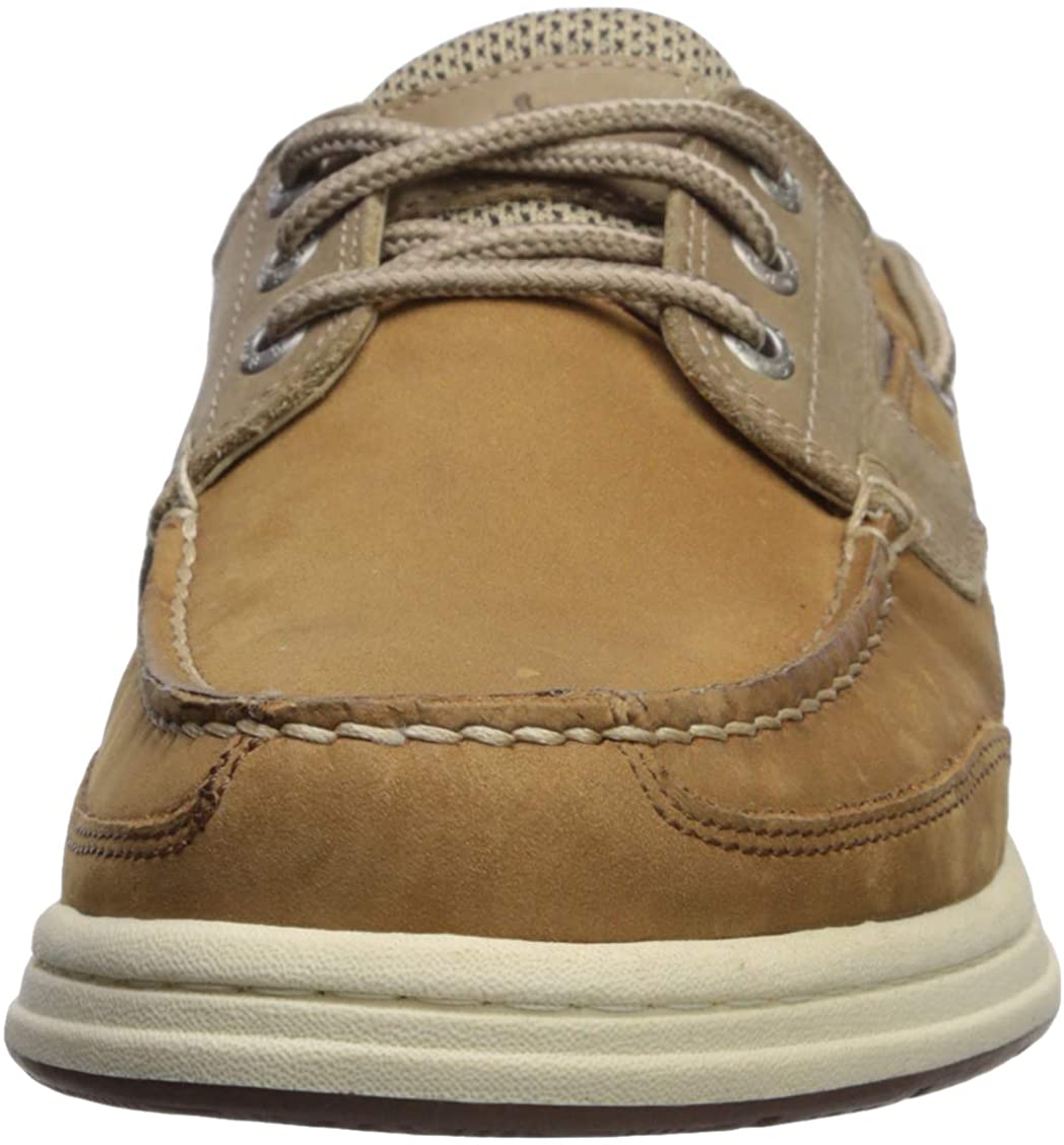 dockers mens beacon leather casual classic boat shoe with neverwet