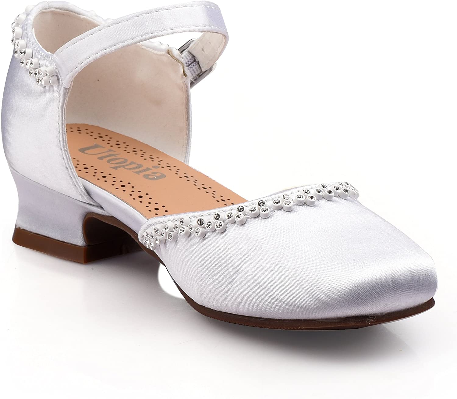 red pointed block heels