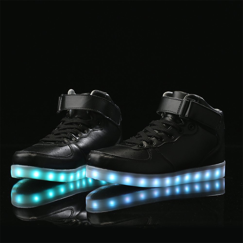 IGxx LED Light Up Shoes Light for Men High Top LED