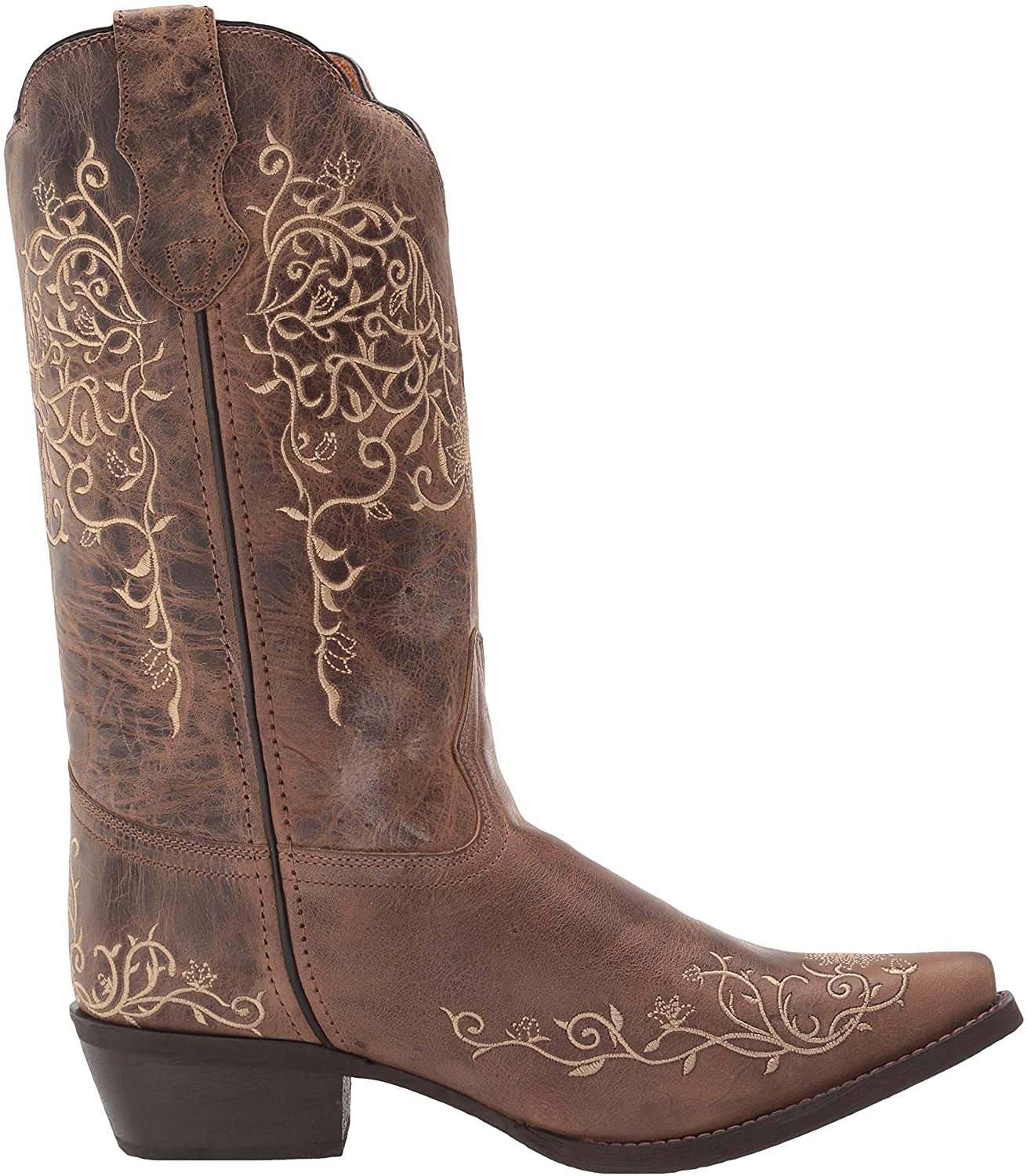 taupe western booties