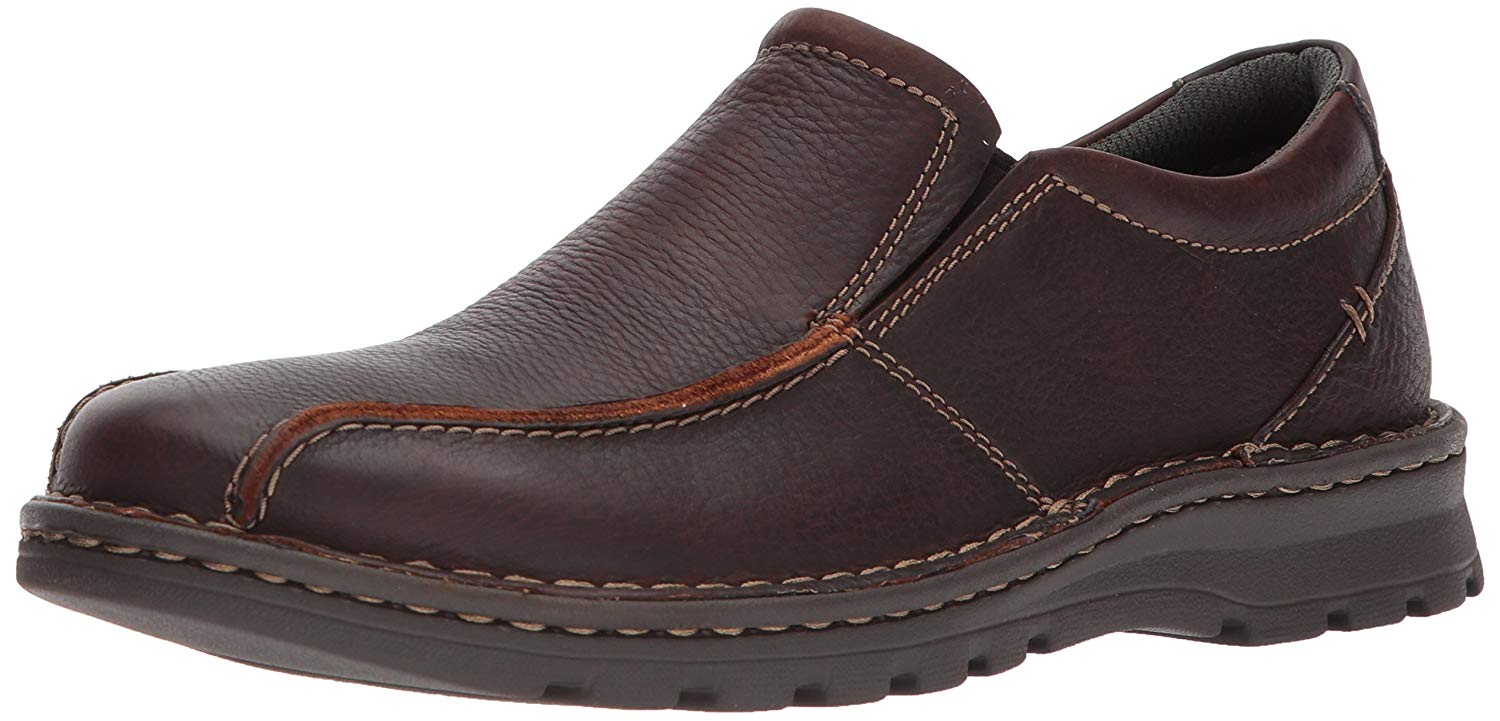 Clarks Mens Vaneck Closed Toe Slip On Shoes, Brown, Size 9