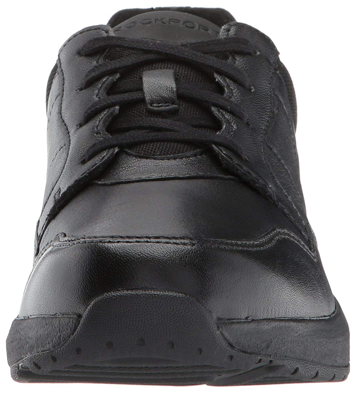 Rockport Womens tie Leather Low Top Lace Up Walking Shoes, Black, Size ...