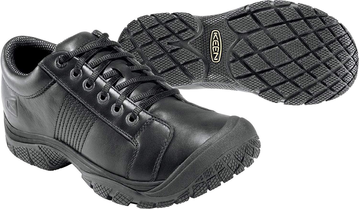 black keen work shoes