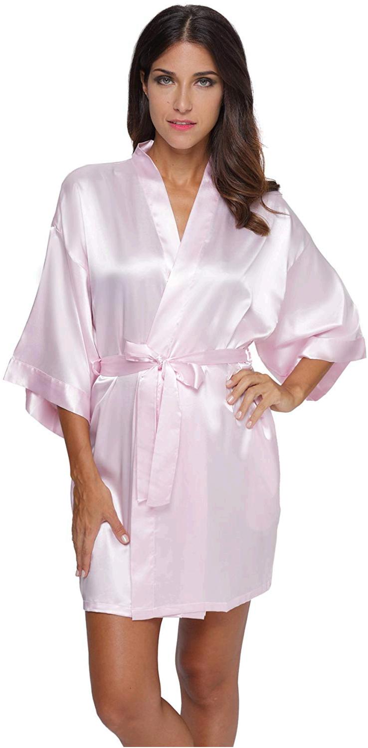 Download The Bund Women's Short Kimono Robes for, Lightpink ...