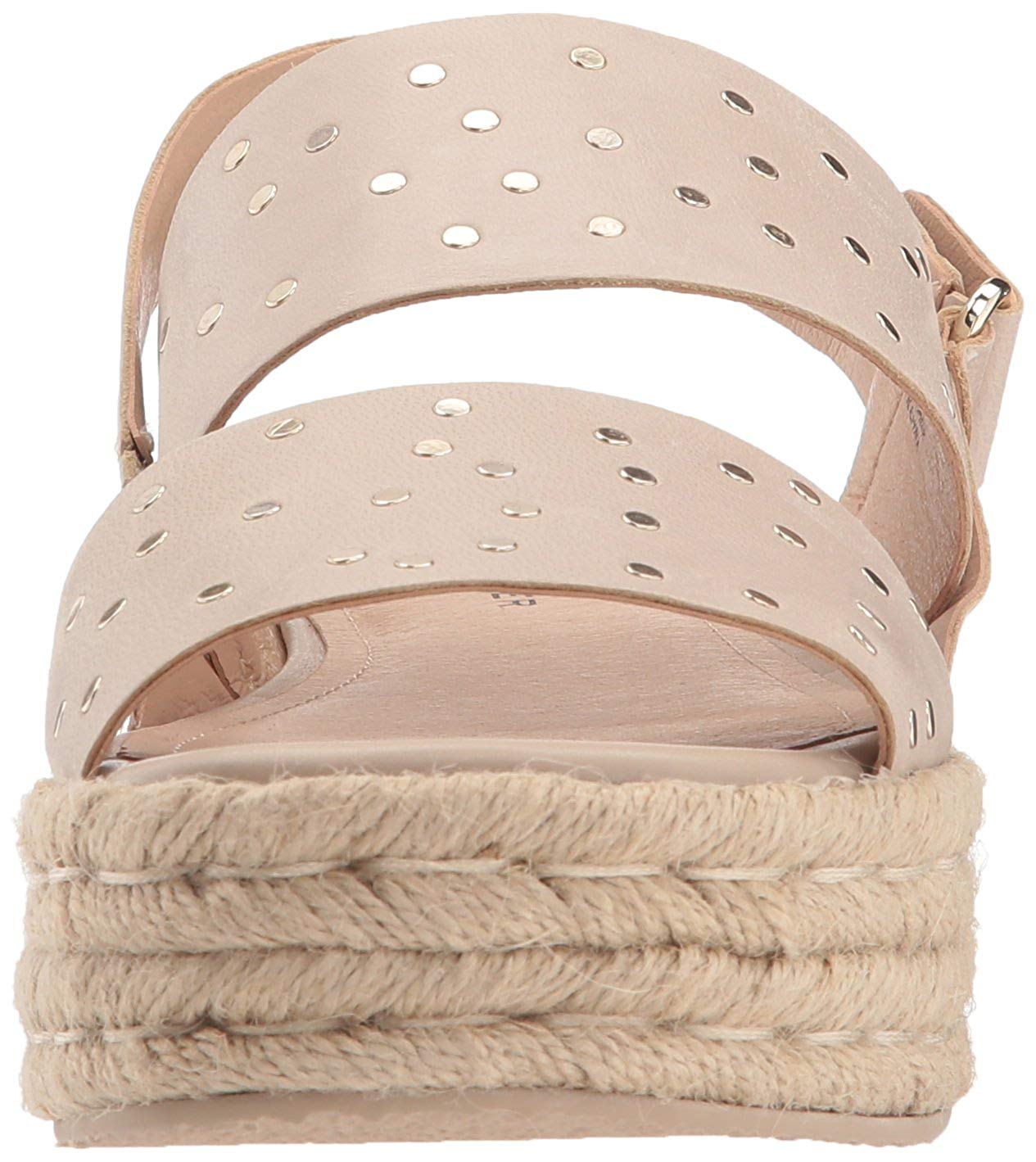 bone colored wedge sandals