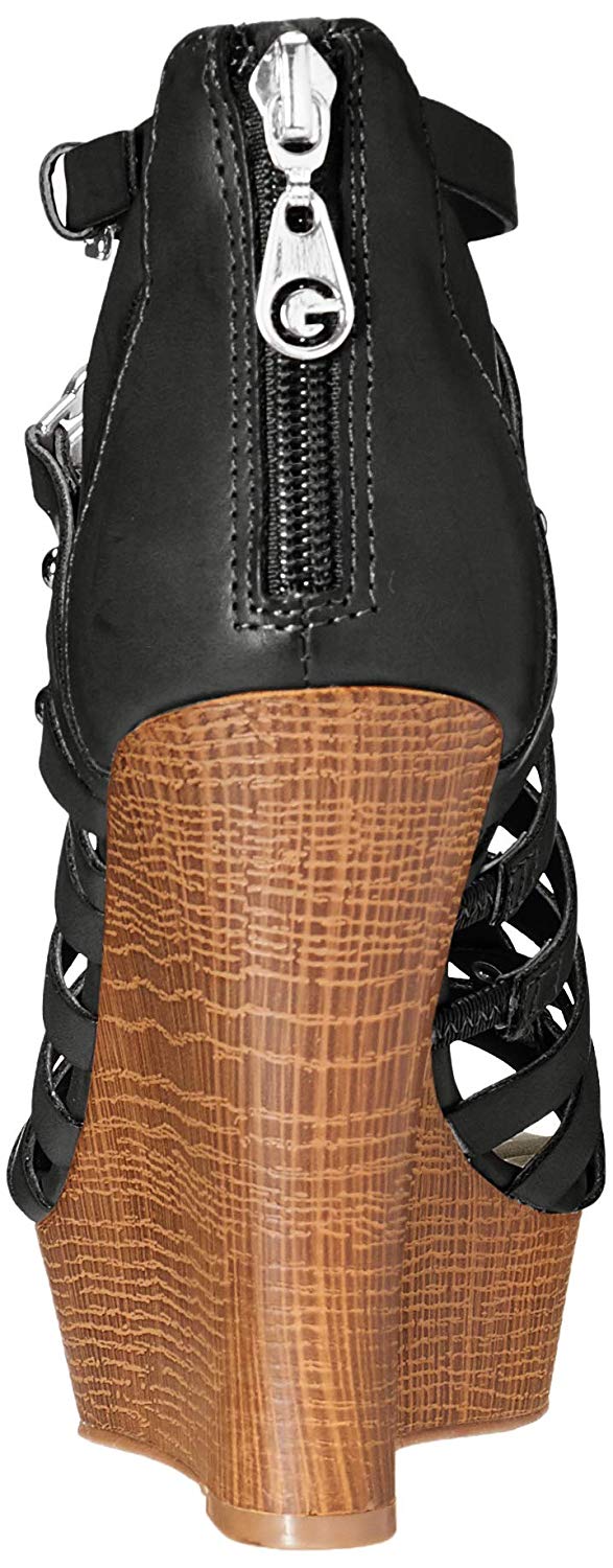 G by Guess Womens dezzie Fabric Open Toe Formal Strappy Sandals, Black, Size 9.5 | eBay