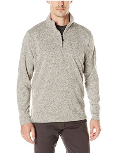 men's sweater fleece quarter zip
