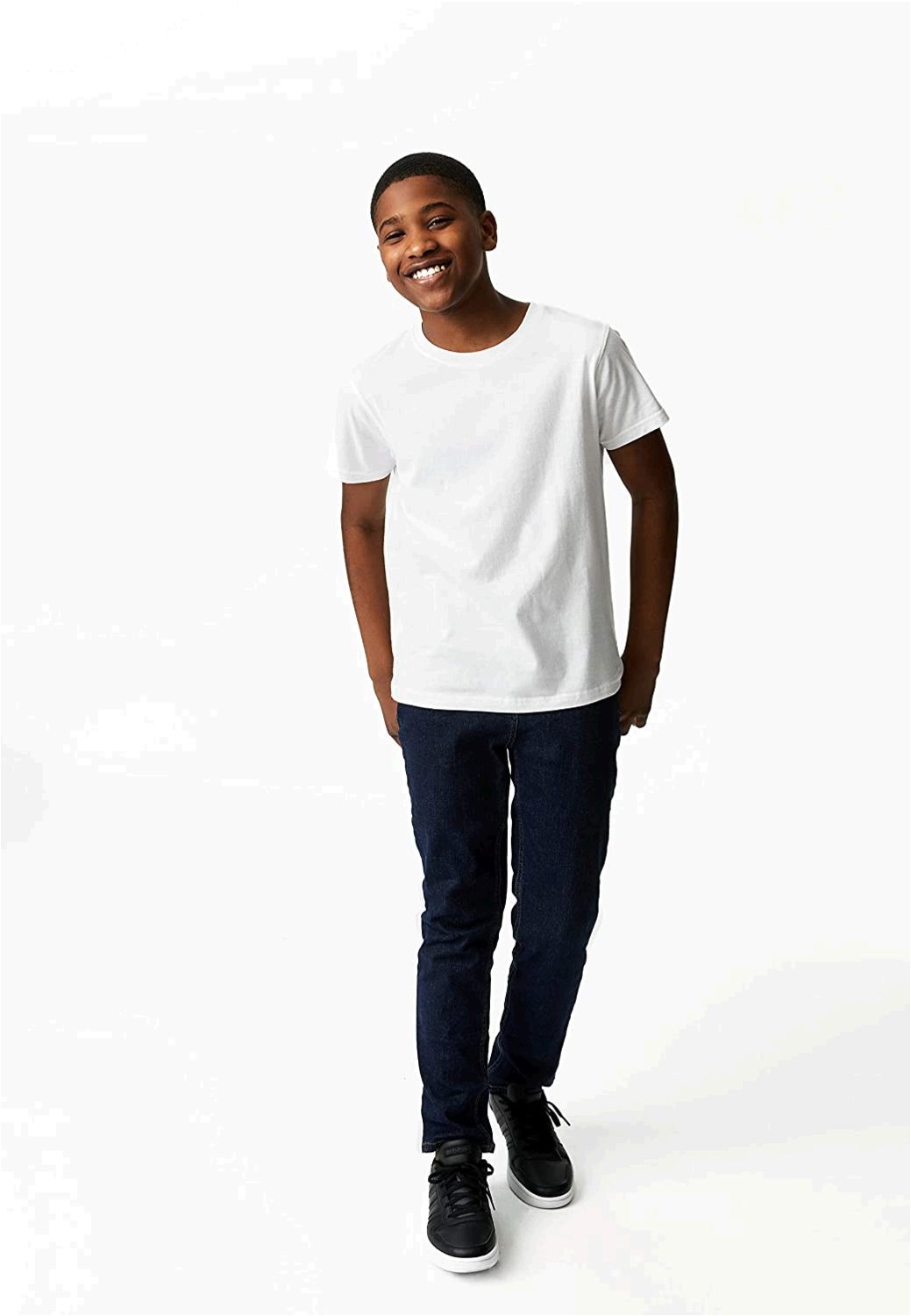 French Toast Boys' Short Sleeve Crewneck Teewhite5 for sale online eBay