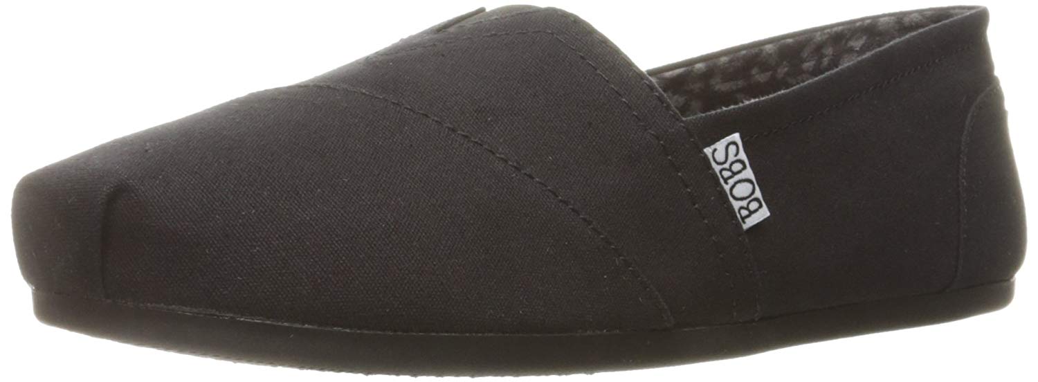 Skechers BOBS Women's Plush-Peace and Love Flat, Black, Size 8.5 dxJz 190211423320 | eBay