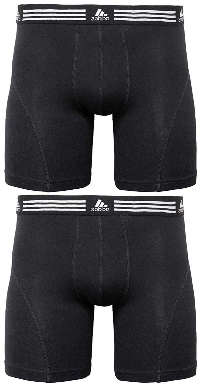 adidas Men's Athletic Stretch Boxer Brief Underwear, Black, Size X ...