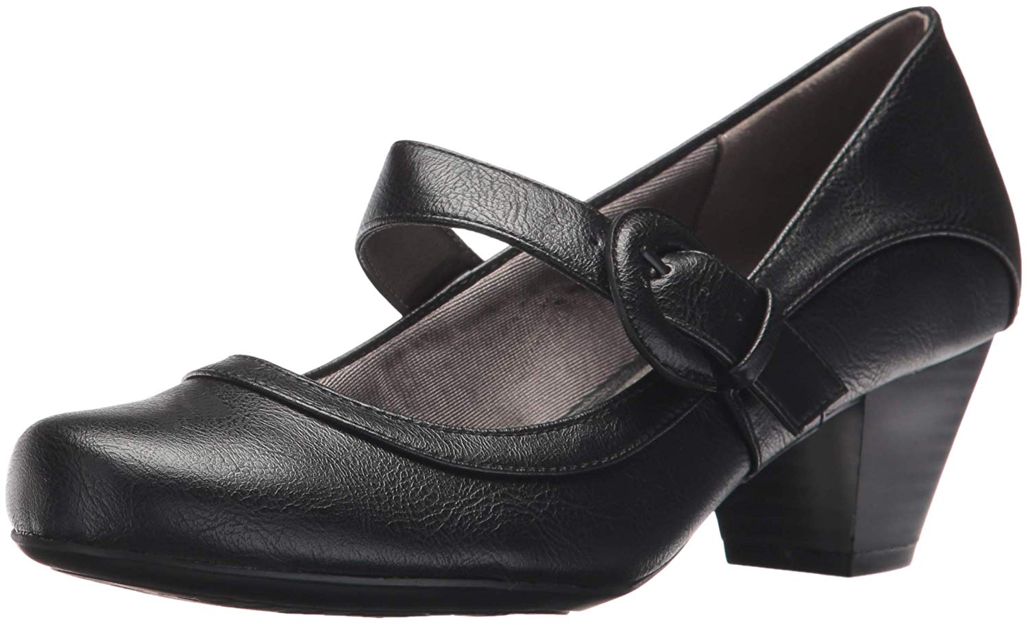 LifeStride Womens Rozz Round Toe Mary Jane Pumps, Black, Size 11.0 1qFN ...