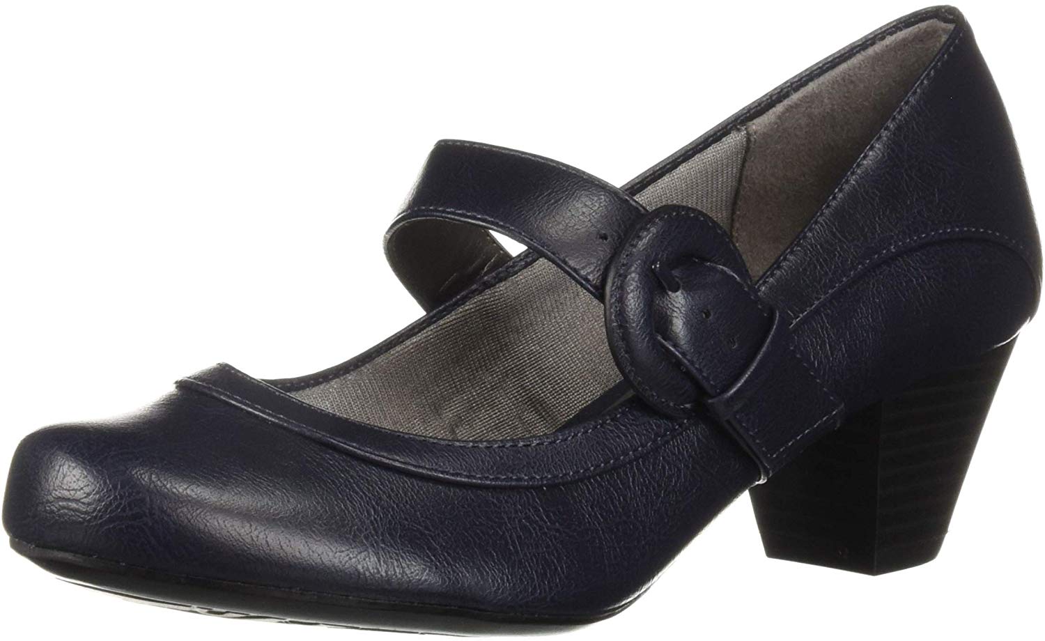 LifeStride Womens Rozz Round Toe Mary Jane Pumps, Navy, Size 9.0 KJ3Y ...