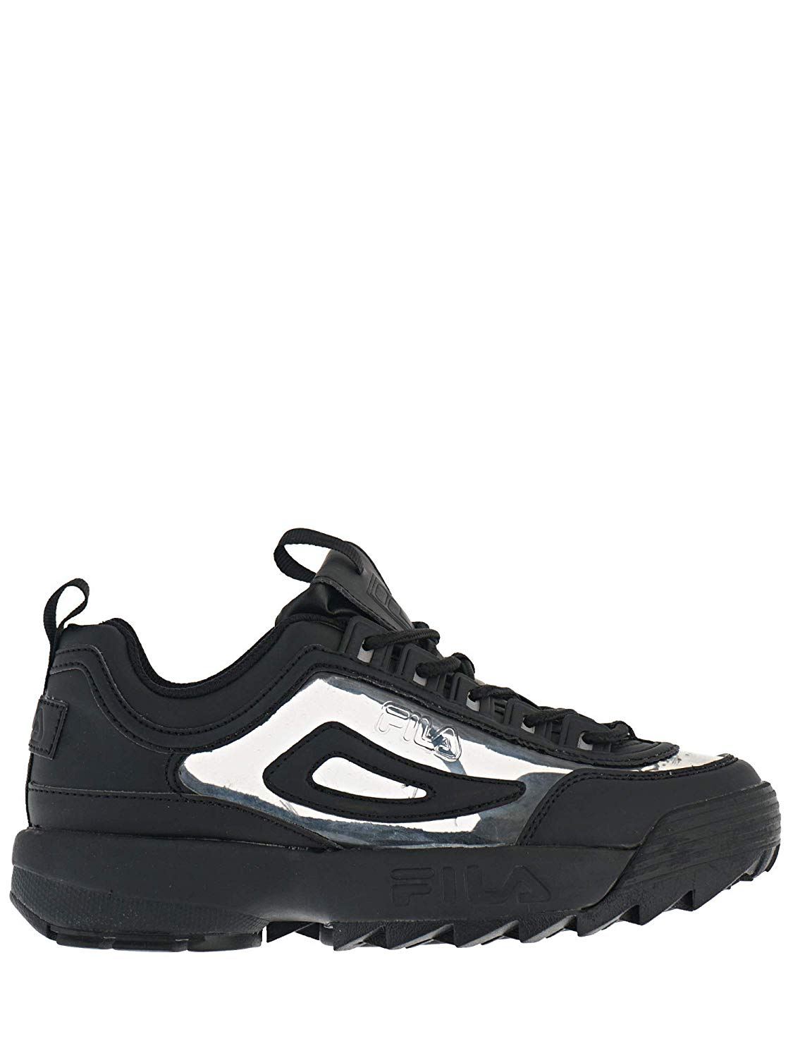 all black filas womens