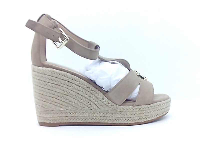 ralph lauren tan wedges