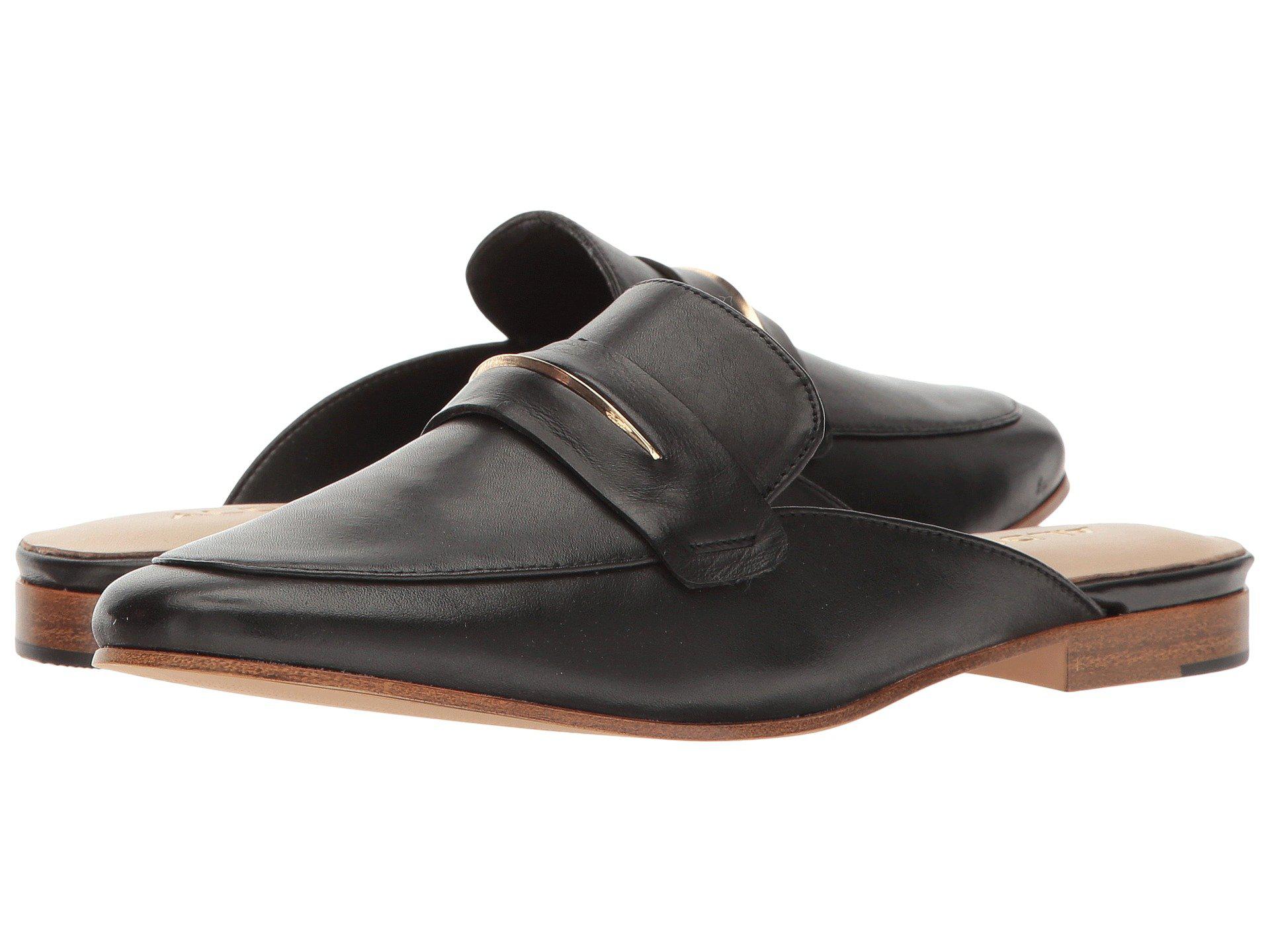 Aldo Womens Shahan Leather Almond Toe Mules Black Leather Size 6.5 Aldo Womens Shahan Leather Almond Toe Mules Black Leather Size 6.5