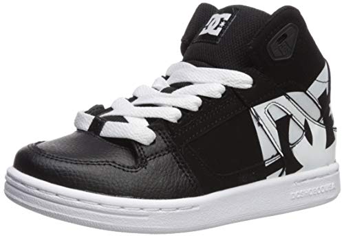DC Kids� Pure Hightop Sp Skate Shoe, Black/White, Size 11
